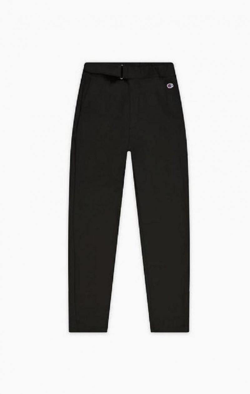 Champion Rett Leg Stretch Trousers Joggebukse Dame Svarte | 5796-WMJHO