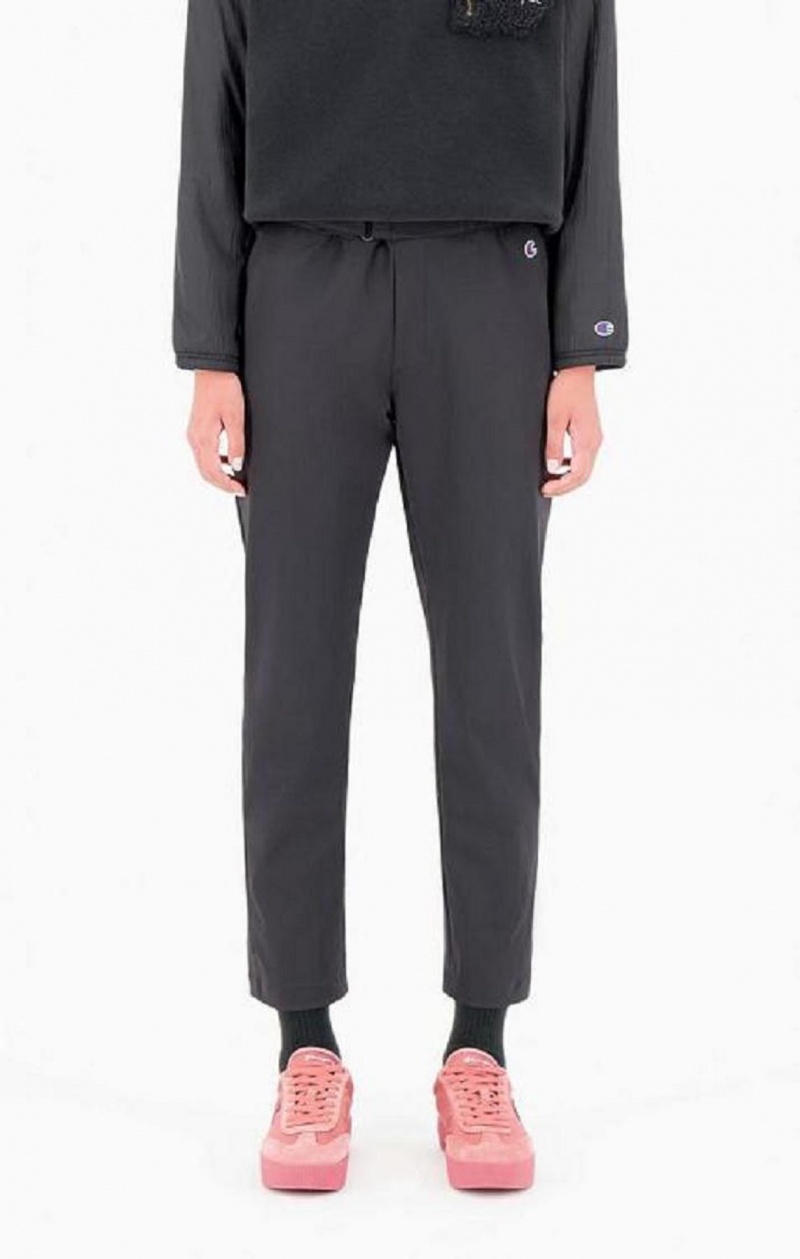 Champion Rett Leg Stretch Trousers Joggebukse Dame Svarte | 5796-WMJHO