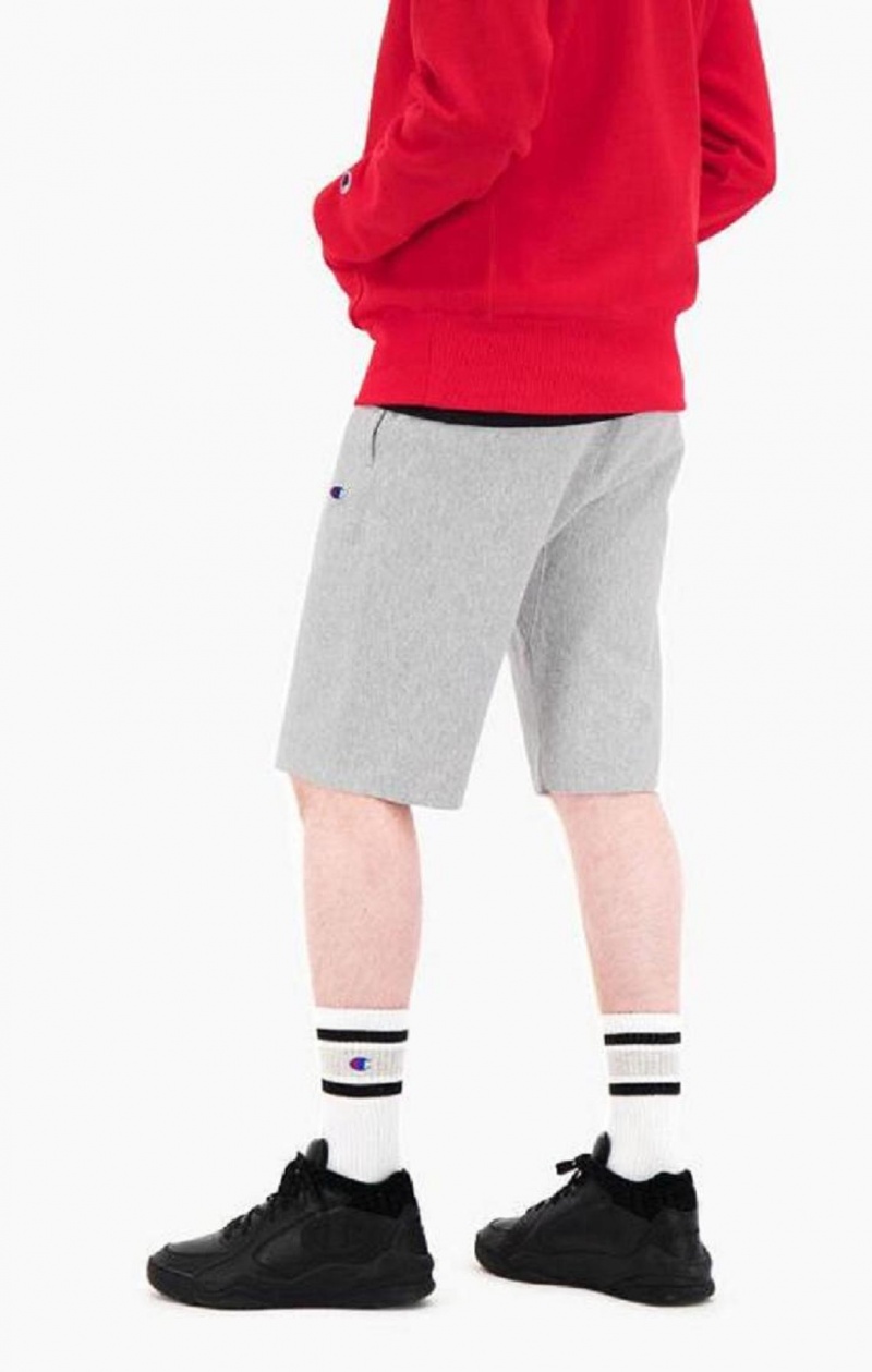 Champion Reverse Weave Long Shorts Shorts Herre Lyse Grå | 3081-YRXQB