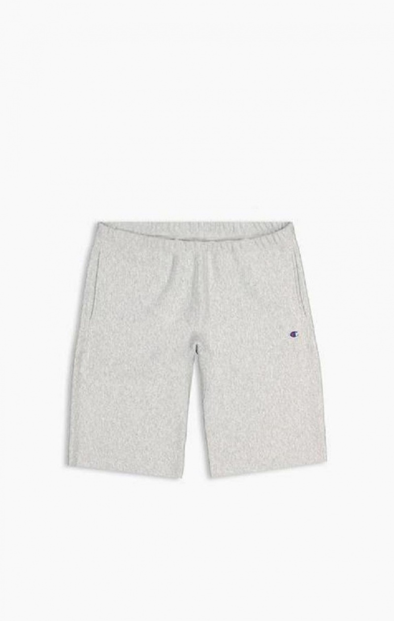 Champion Reverse Weave Long Shorts Shorts Herre Lyse Grå | 3081-YRXQB