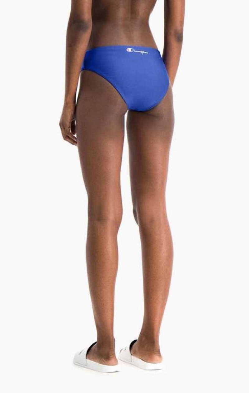 Champion Reversible C Logo High Liv Bikini Bottoms Badetøy Dame Blå | 3790-ICYSF