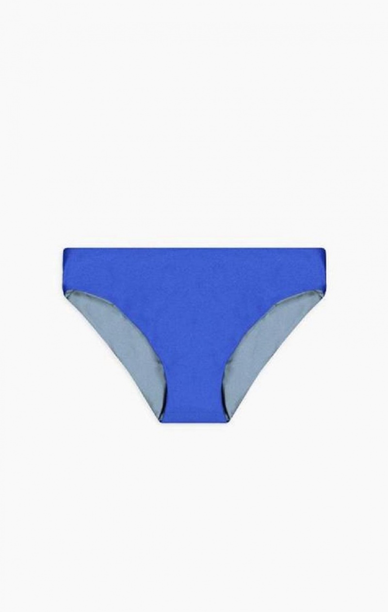 Champion Reversible C Logo High Liv Bikini Bottoms Badetøy Dame Blå | 3790-ICYSF