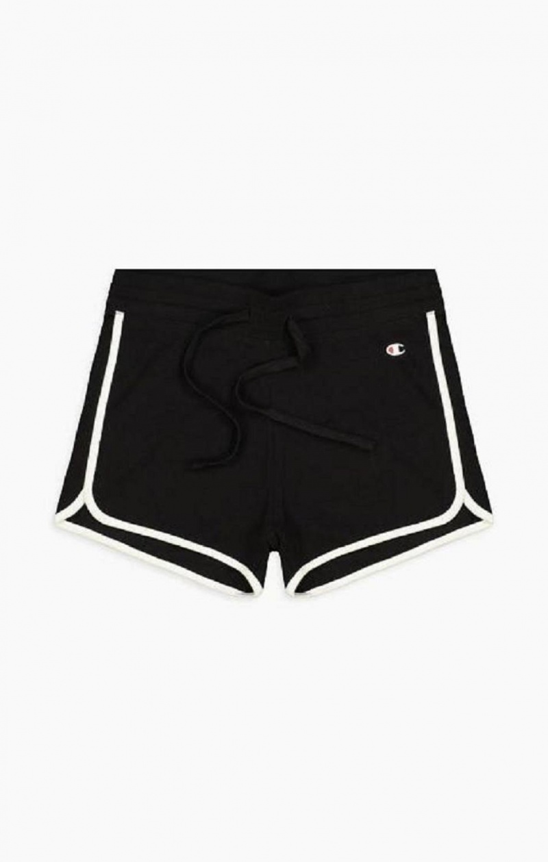 Champion Ribbet Runner Shorts Shorts Dame Svarte | 0983-AVDTQ