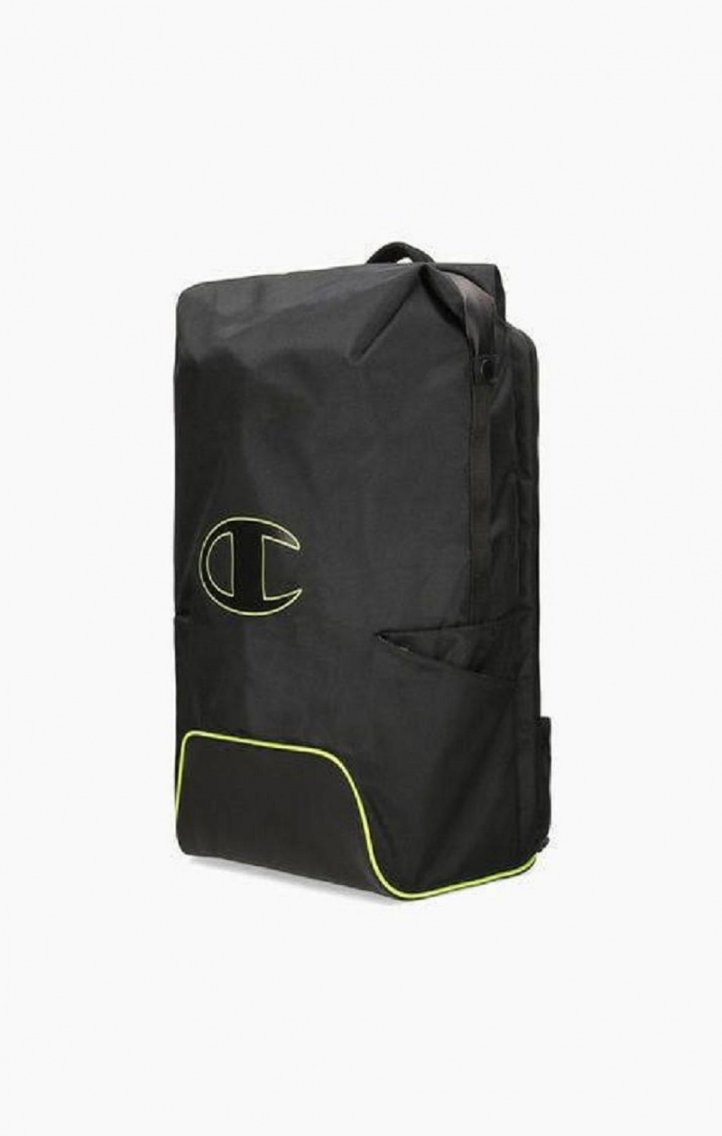 Champion Roll Top Neon Outline C Logo Backpack Vesker Herre Svarte | 7546-MKGSN