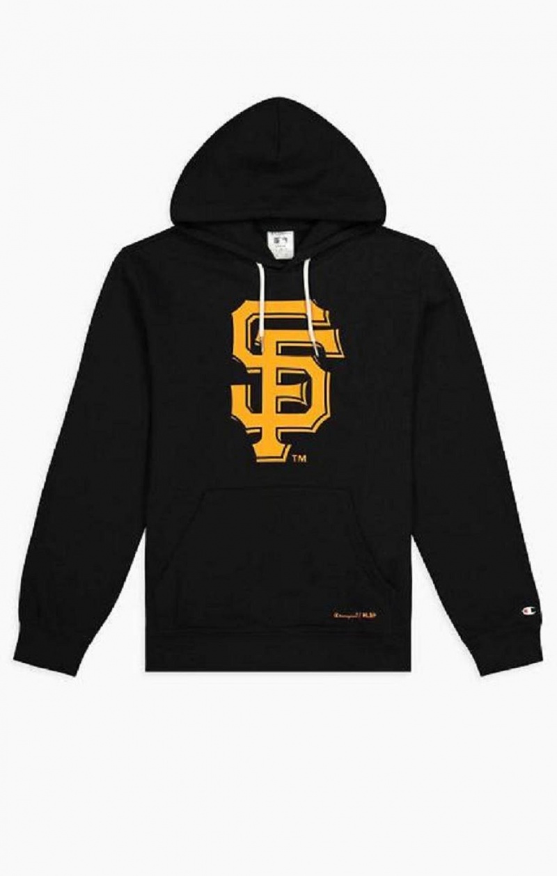 Champion San Francisco MLB Hoodie Hettegenser Herre Svarte | 1059-GKCVX