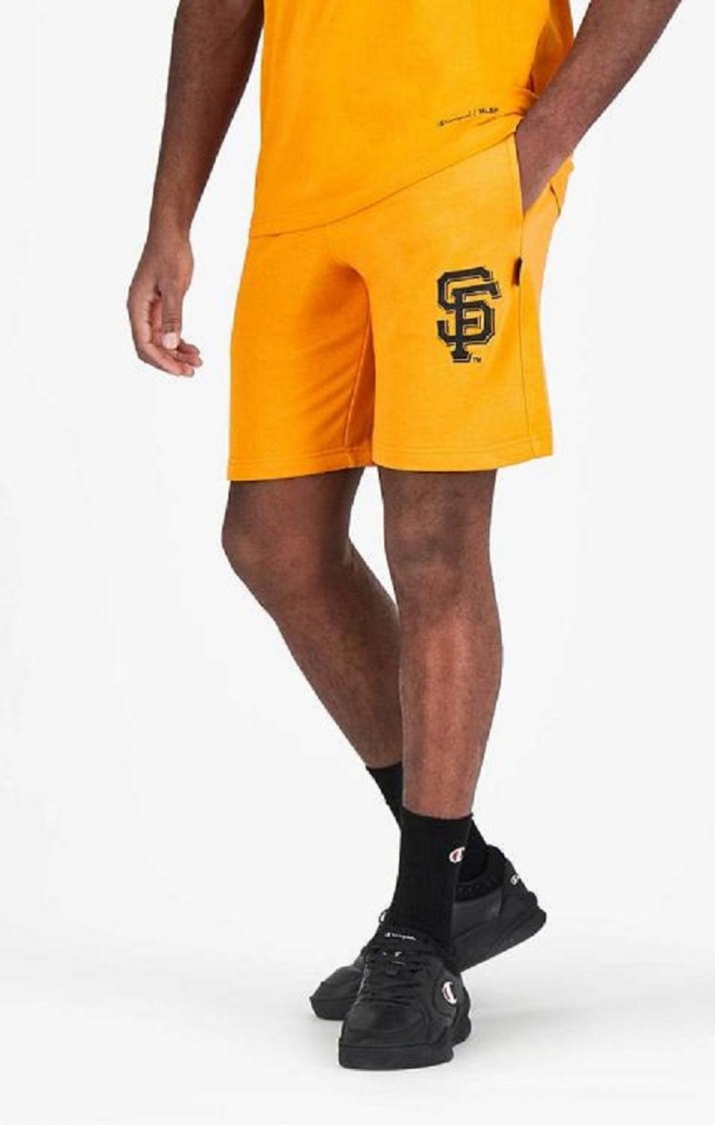 Champion San Francisco MLB Shorts Shorts Herre Oransje | 2304-QJUYT