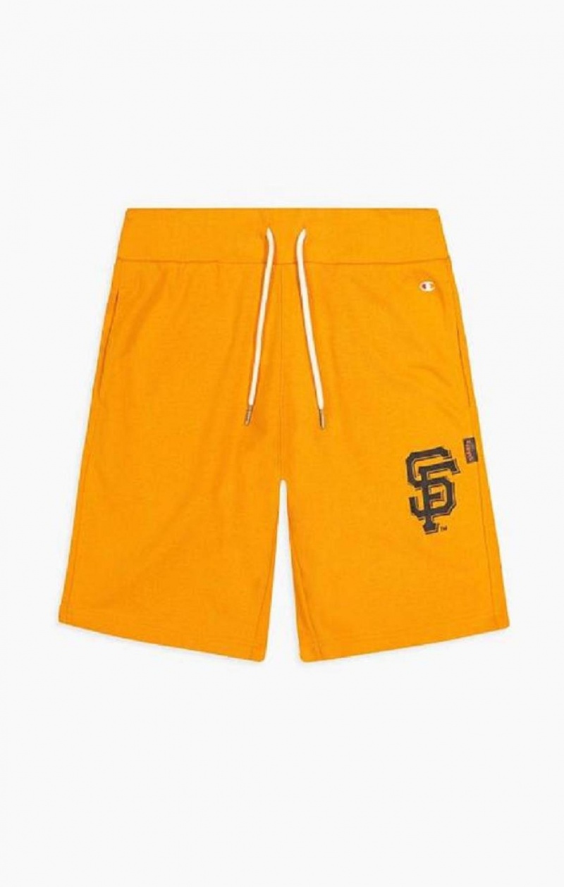 Champion San Francisco MLB Shorts Shorts Herre Oransje | 2304-QJUYT