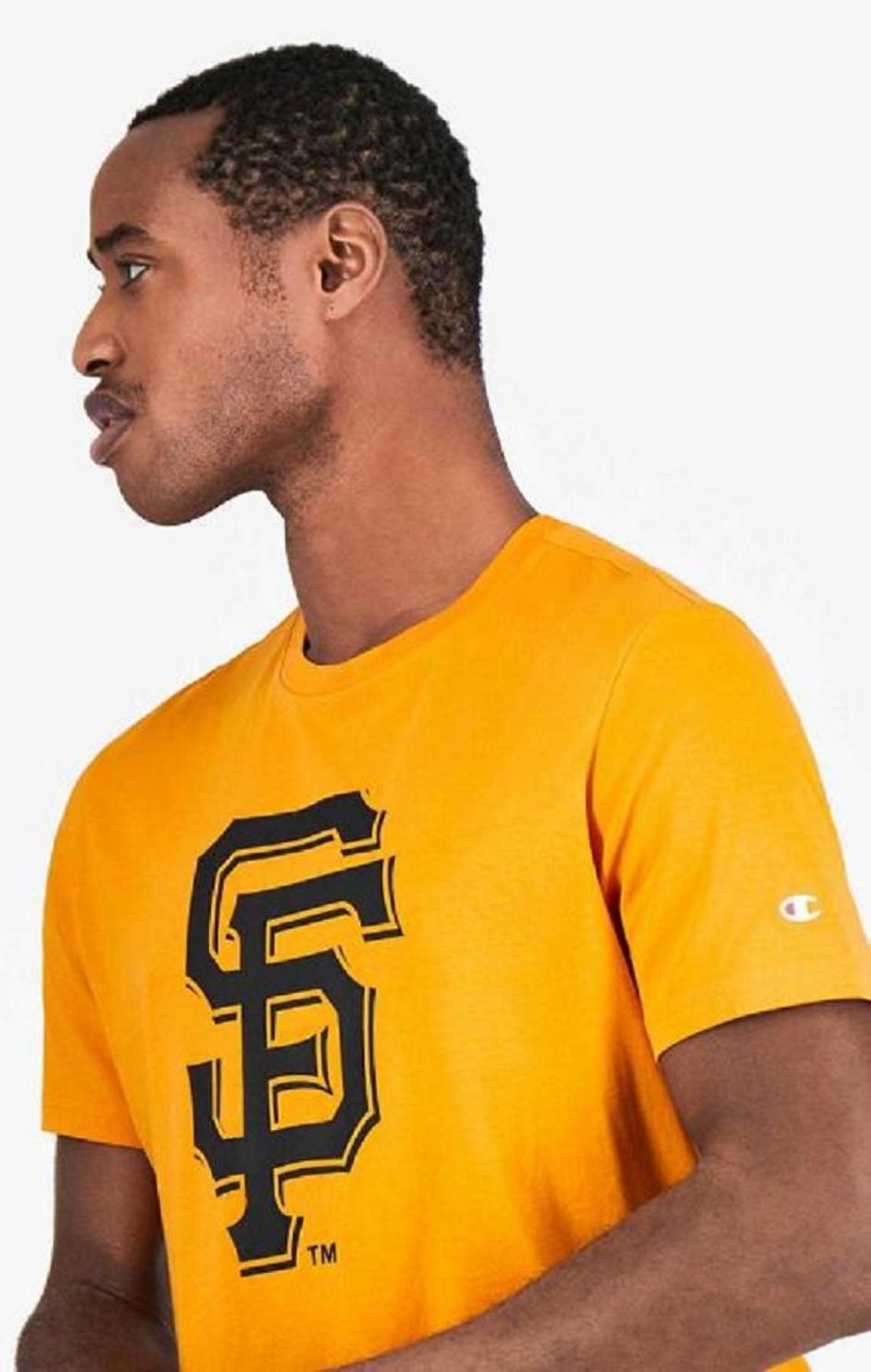 Champion San Francisco MLB T-Shirt T-skjorte Herre Oransje | 2857-AKODE