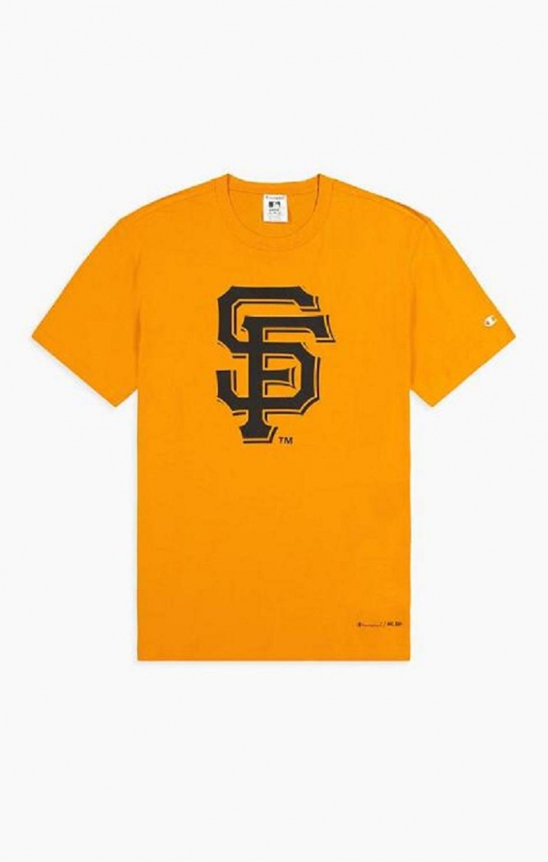 Champion San Francisco MLB T-Shirt T-skjorte Herre Oransje | 2857-AKODE