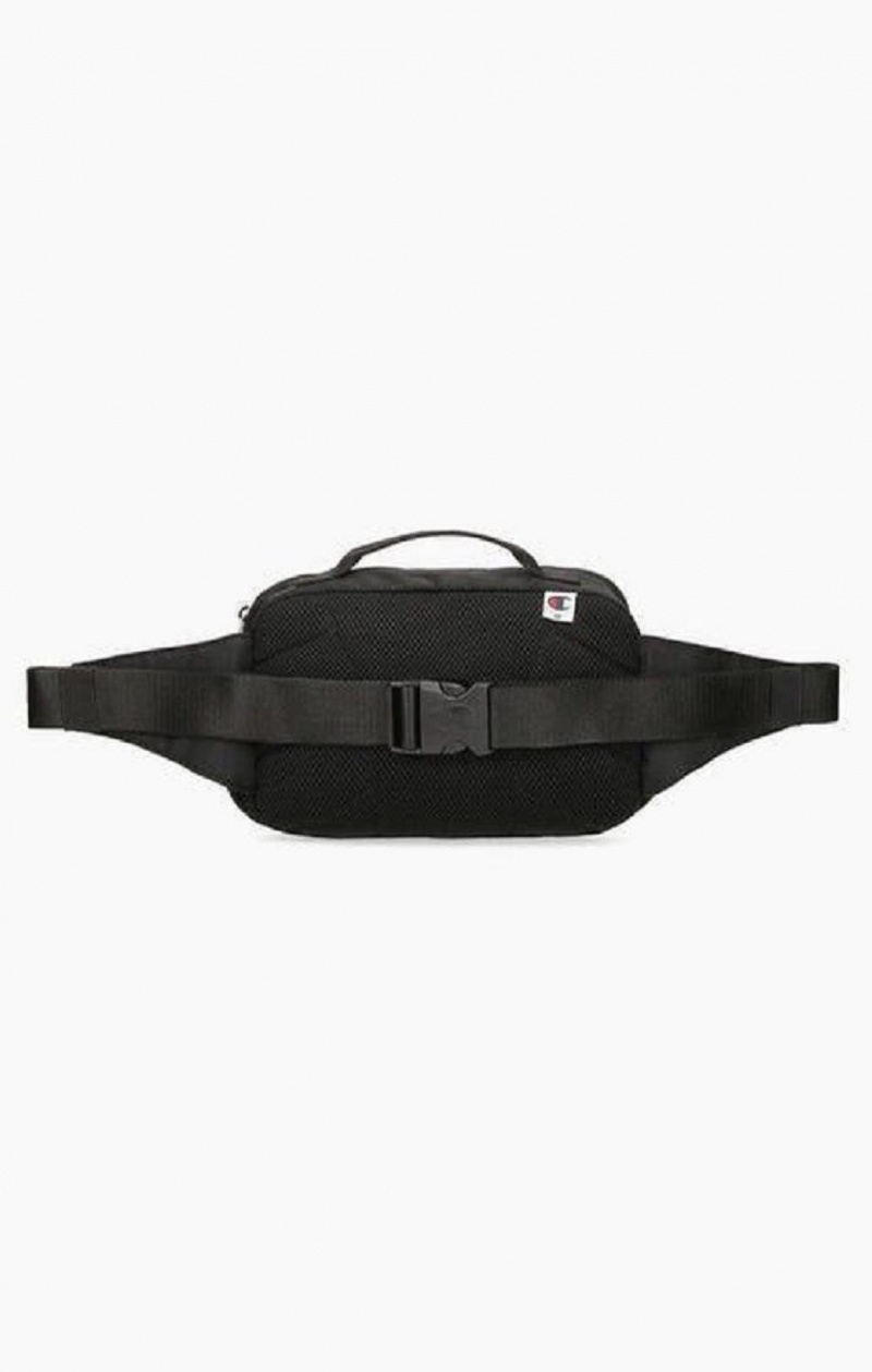 Champion Satin C Logo Patch Utility Belt Bag Vesker Herre Svarte | 8435-WFPRJ