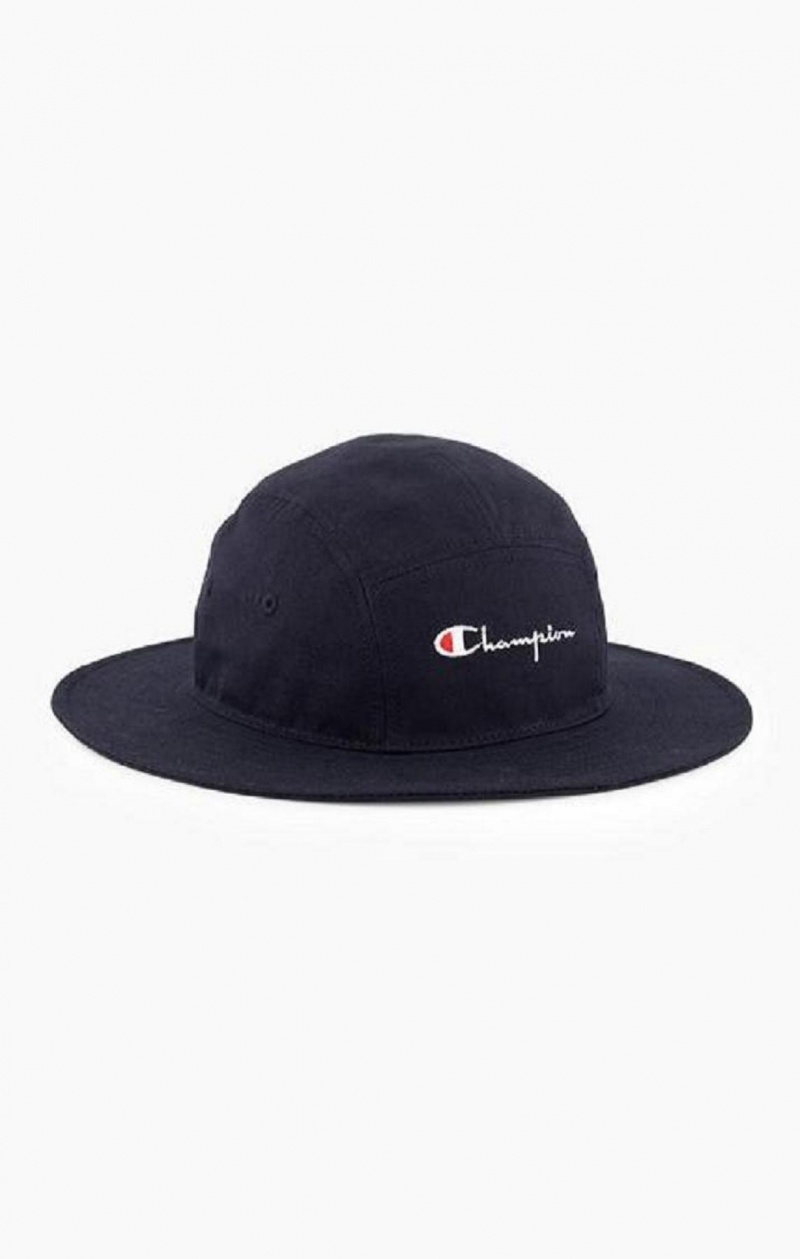 Champion Script Logo Bucket Hat Hatt Herre Mørke Blå | 3527-MAPTE