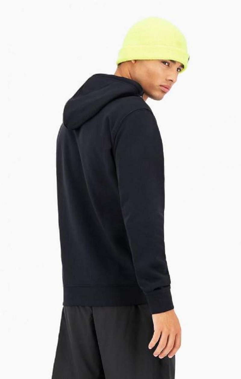 Champion Script Logo Half Zip-Up Hoodie Hettegenser Herre Svarte | 1385-IRJUS