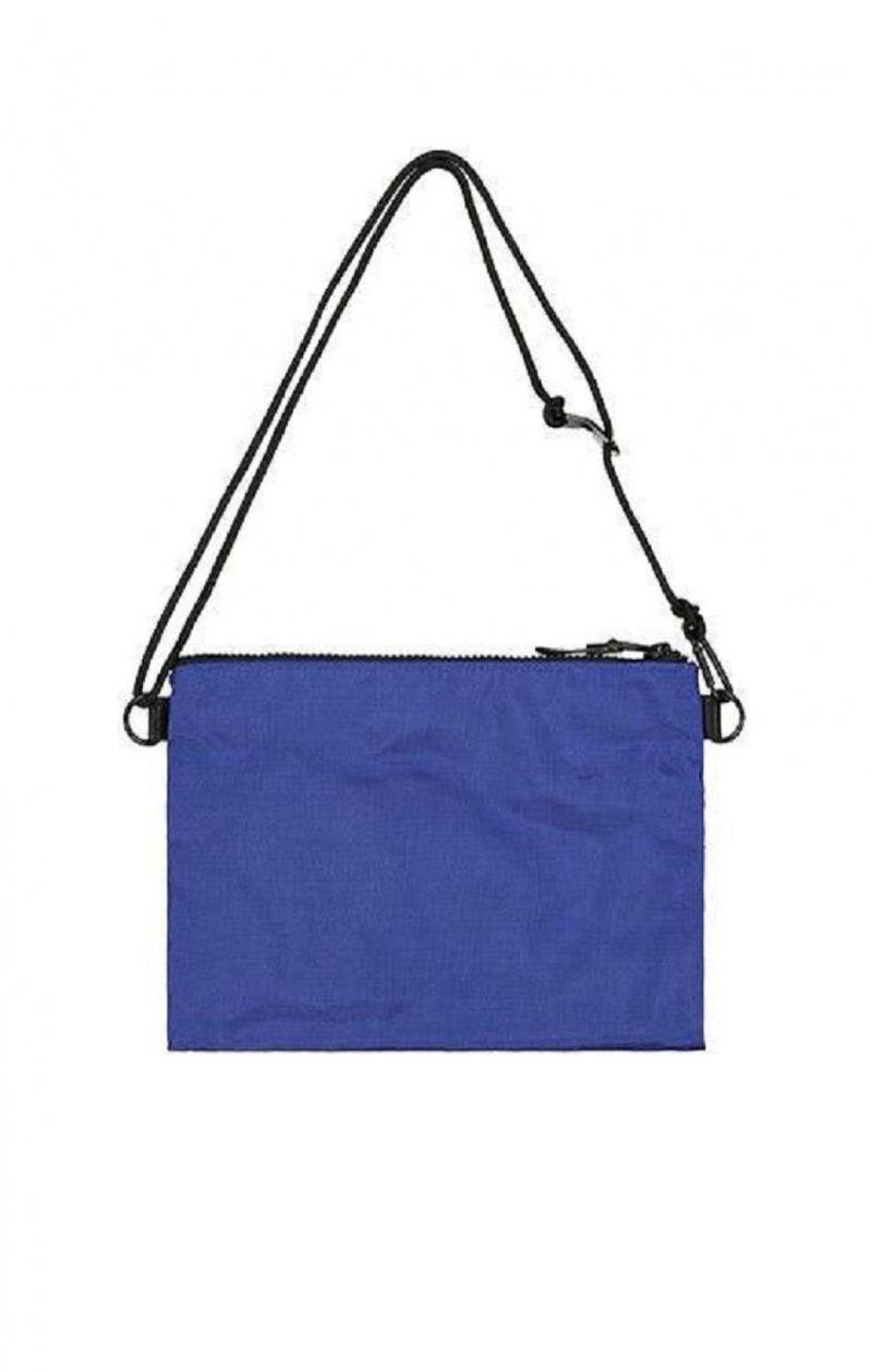 Champion Script Logo Mini Shoulder Bag Vesker Dame Blå | 1284-KYFPN