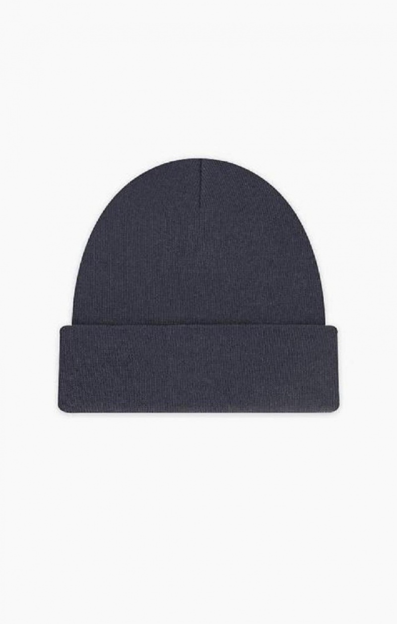 Champion Script Logo Recycled Yarn Beanie Hat Hatt Herre Mørke Turkis | 3042-ATOPD