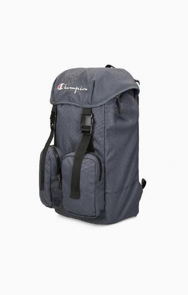 Champion Script Logo Spenne Front Backpack Vesker Herre Mørke Turkis | 1094-LETPU