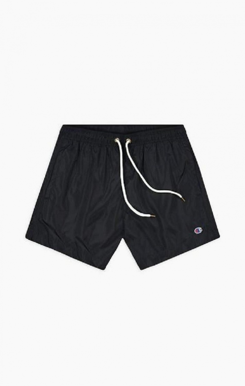 Champion Small C Logo Swim Shorts Badetøy Herre Mørke Blå | 1587-VPIBS