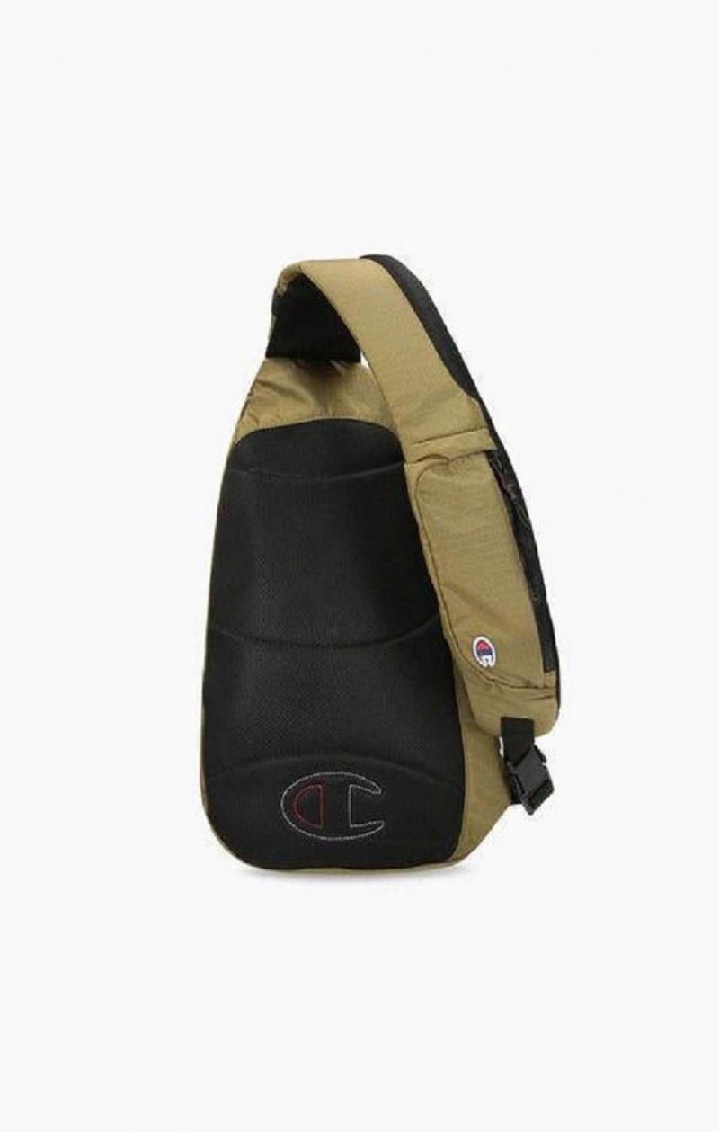 Champion Spenne Front Sling Backpack Vesker Herre Olivengrønne Grønn | 6218-ZNXSW