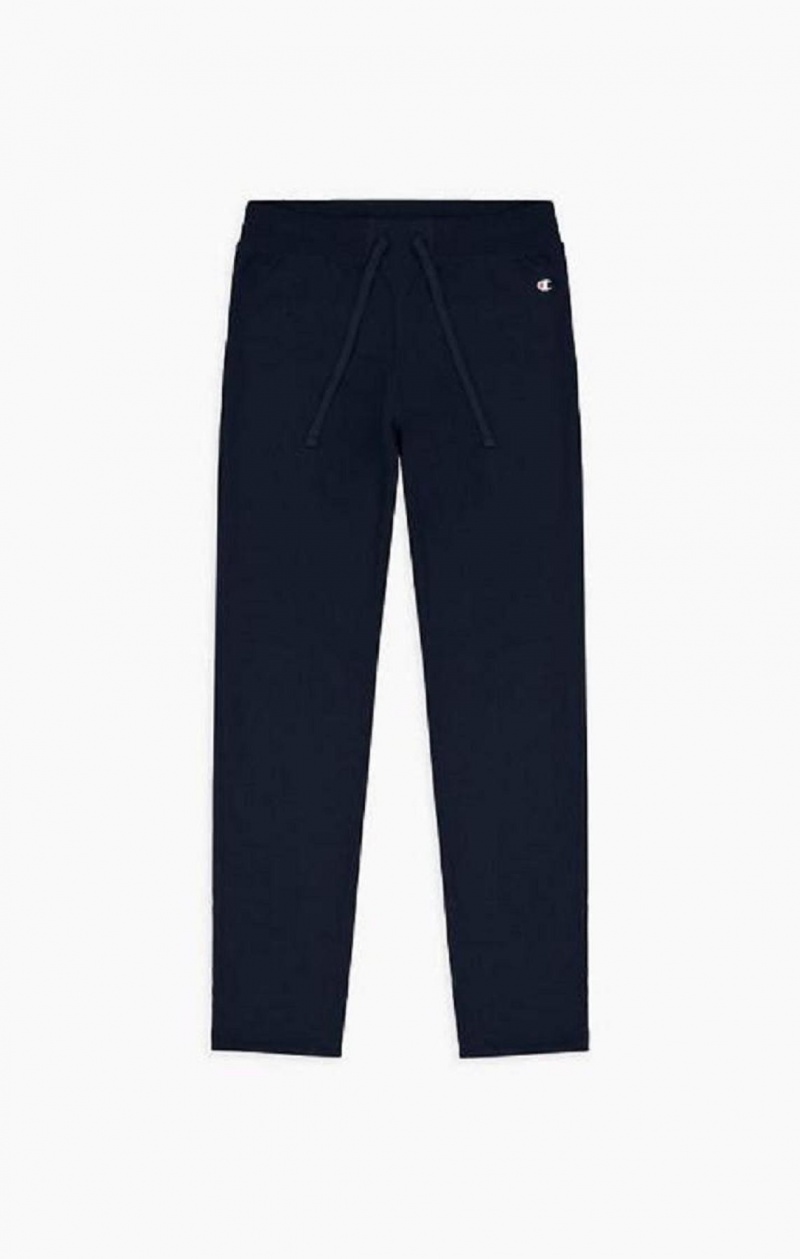 Champion Stretch Bomull Terry Joggers Joggebukse Dame Mørke Blå | 7456-ZHRSC