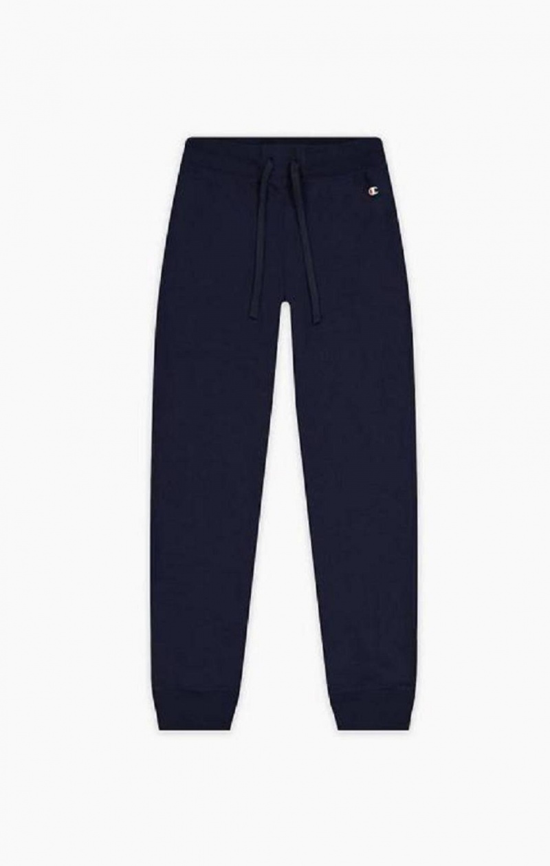 Champion Stretch Bomull Terry Joggers Joggebukse Dame Mørke Blå | 8359-QAEWL