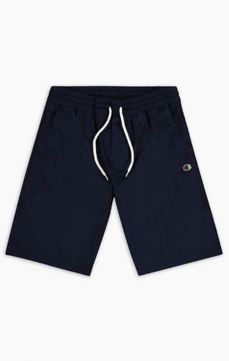 Champion Stretch Bomull Twill Bermuda Shorts Shorts Herre Mørke Blå | 1536-PLOJN