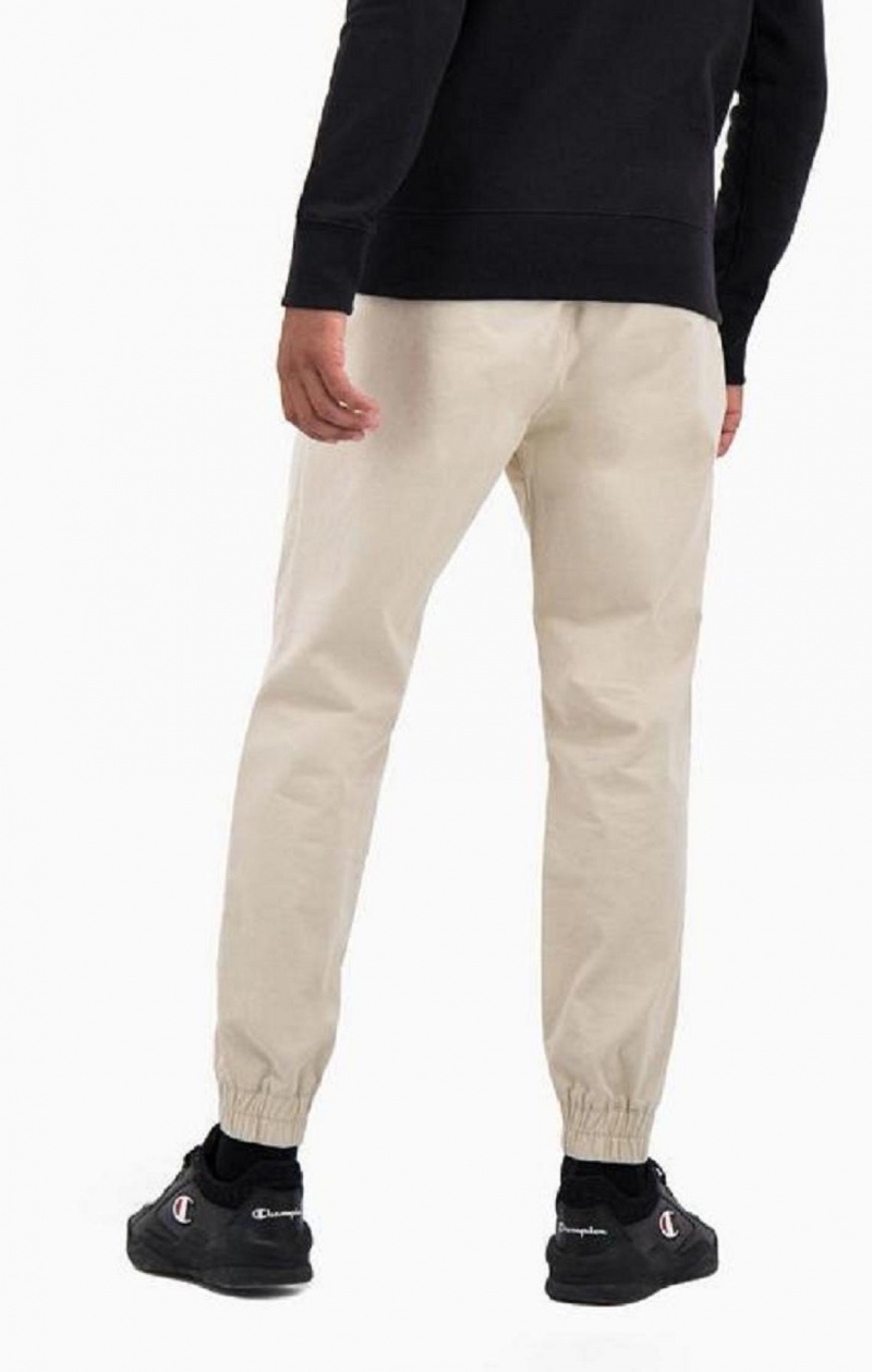 Champion Stretch Bomull Twill Cuffed Trousers Joggebukse Herre Brune | 4268-CGNTB