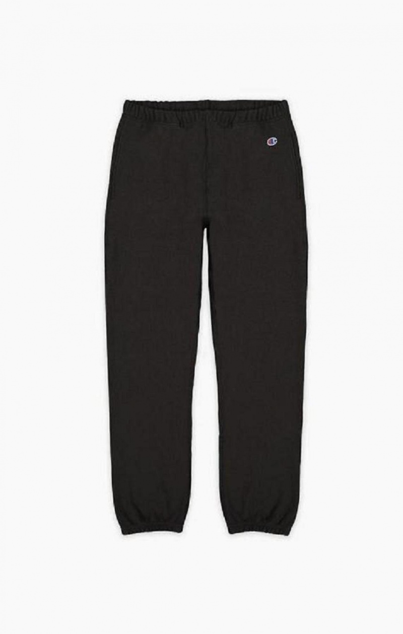 Champion Stretch Reverse Weave Joggers Joggebukse Dame Svarte | 5493-CPIHE