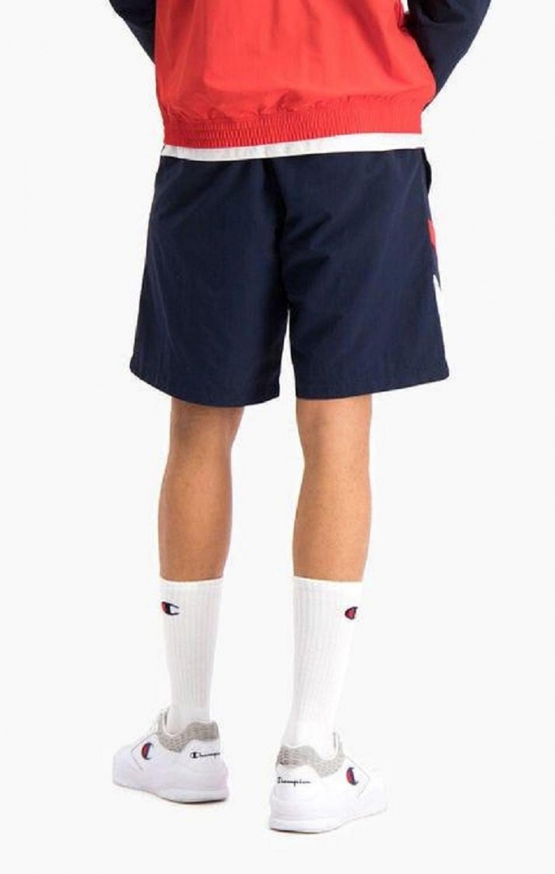 Champion Stripe Detail Track Shorts Shorts Herre Mørke Turkis | 8149-ORZGL