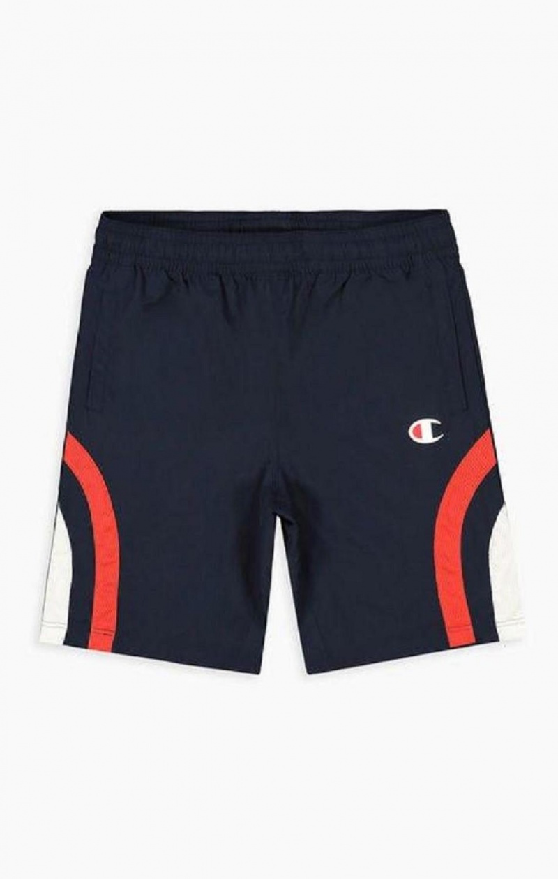 Champion Stripe Detail Track Shorts Shorts Herre Mørke Turkis | 8149-ORZGL