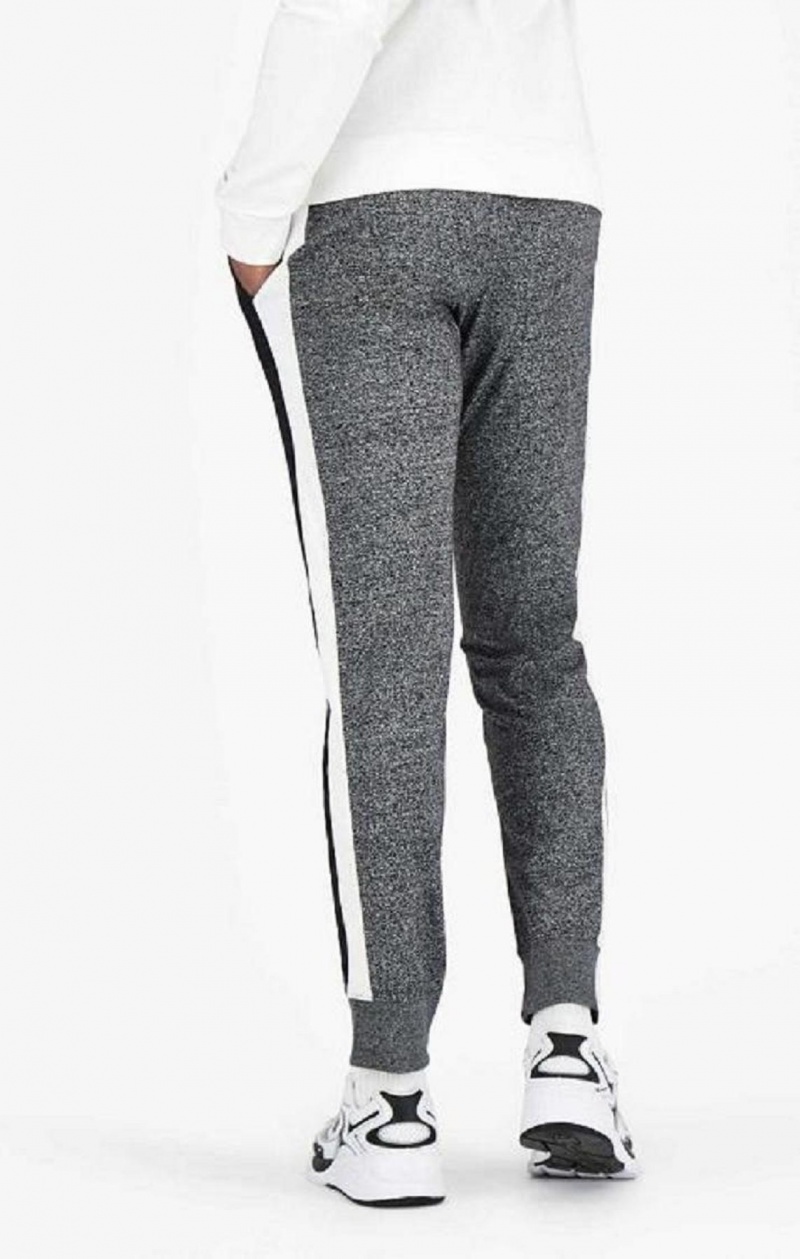 Champion Stripe Insert Cuffed Joggers Joggebukse Herre Mørke Grå | 9623-XHWMV