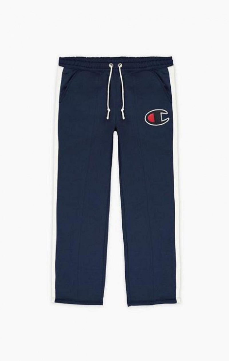 Champion Stripe Leg Basketball Track Pants Joggebukse Herre Blå | 0384-KNXMV