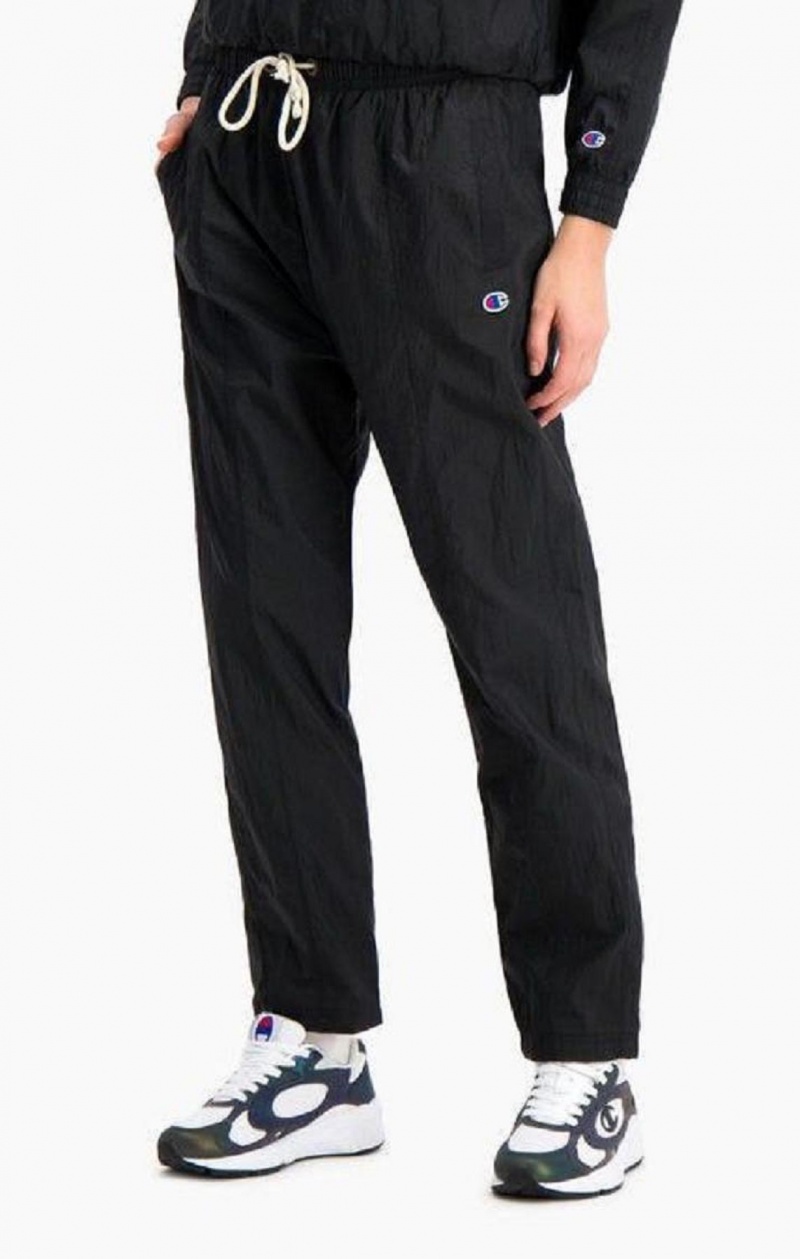 Champion Tape Detail Slim Fit Track Pants Joggebukse Dame Svarte | 3826-WXJUV