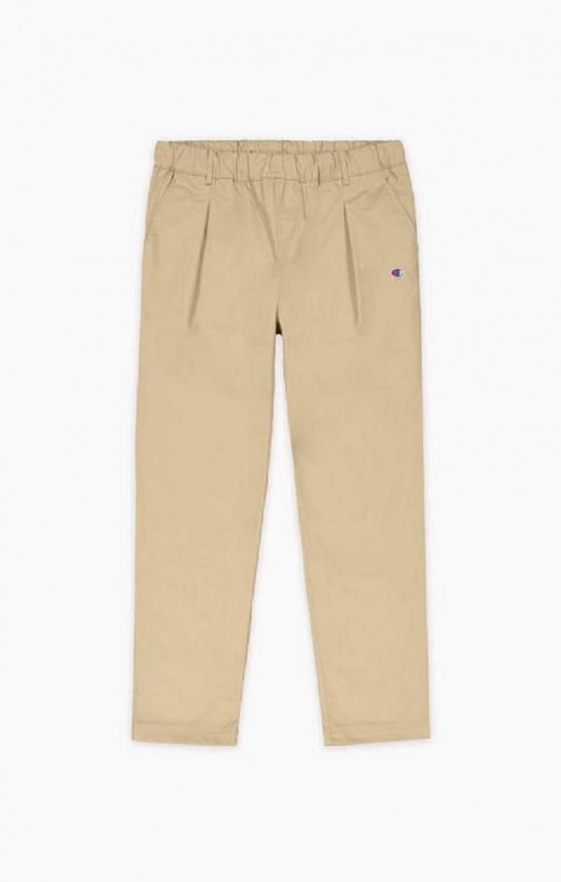 Champion Tapered Woven Trousers Joggebukse Herre Lyse Brune | 6423-MRTVQ