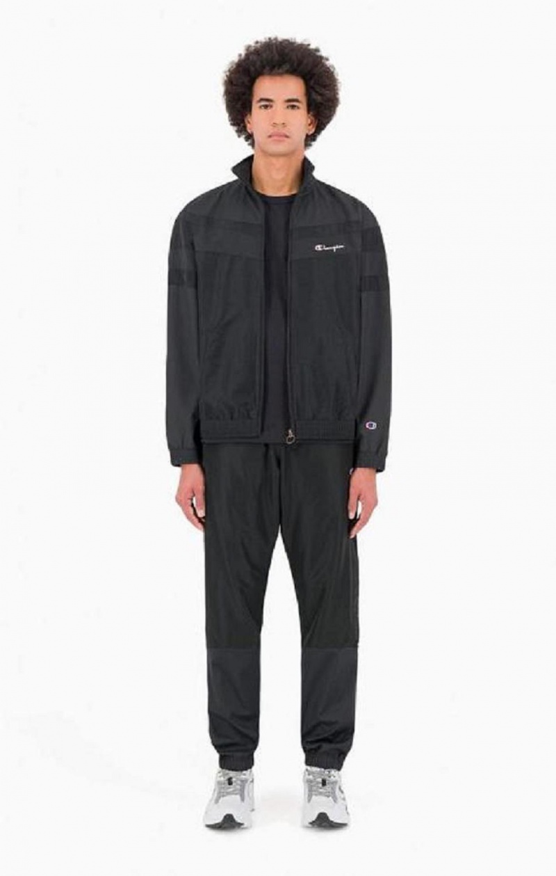 Champion Tonal Panel Tracksuit Trousers Joggebukse Herre Svarte | 0259-VPOGY