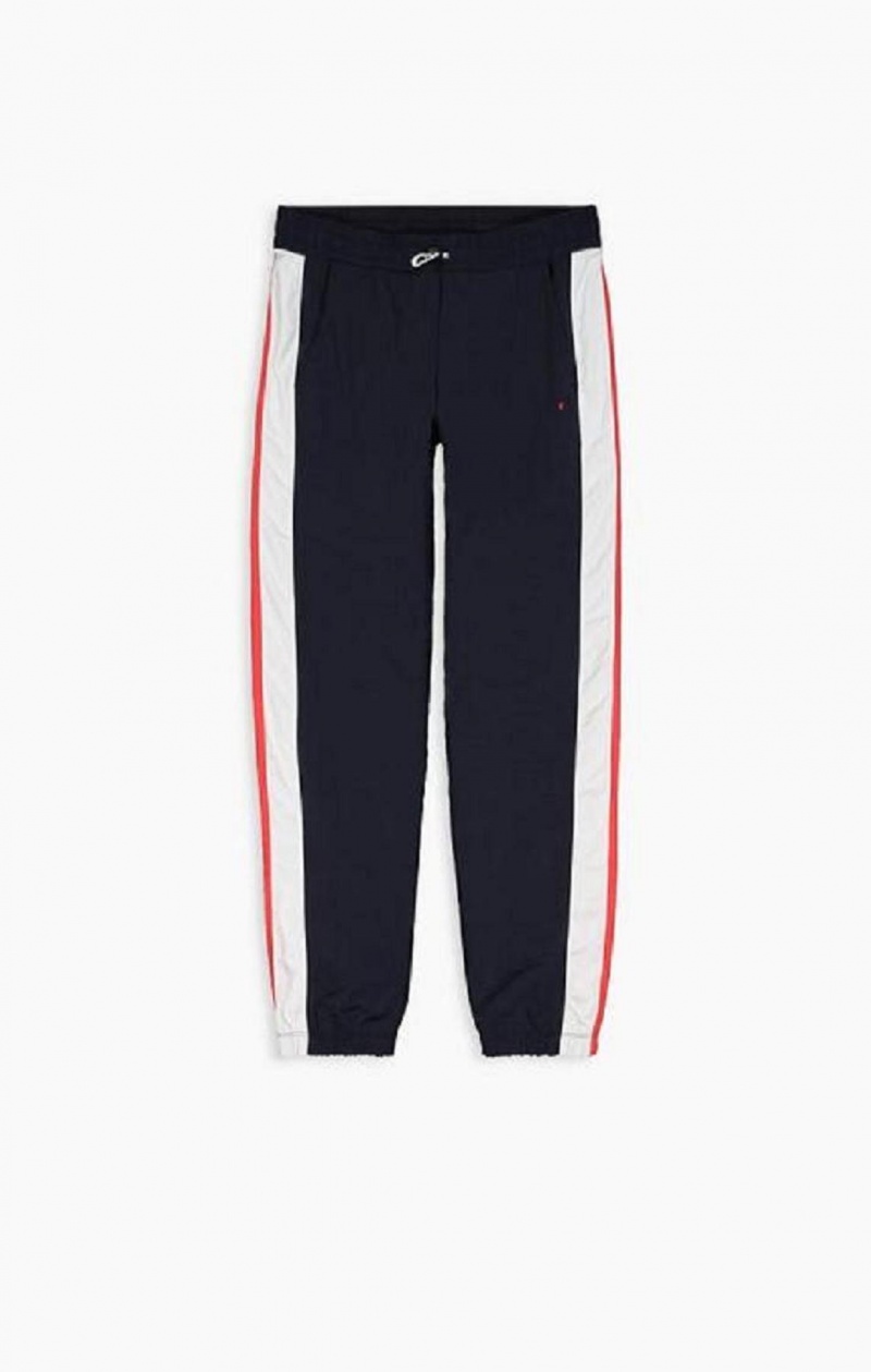 Champion Two Tone Stripe Seam Track Pants Joggebukse Dame Mørke Turkis | 3205-ROJWI