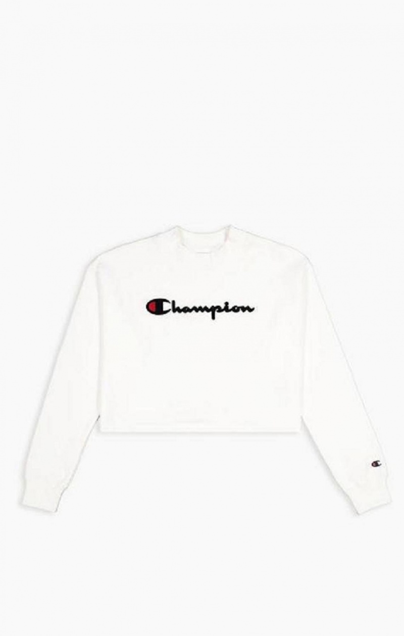 Champion Velvet Script Logo High Neck Sweatshirt Gensere Dame Rosa | 8937-DWOQR