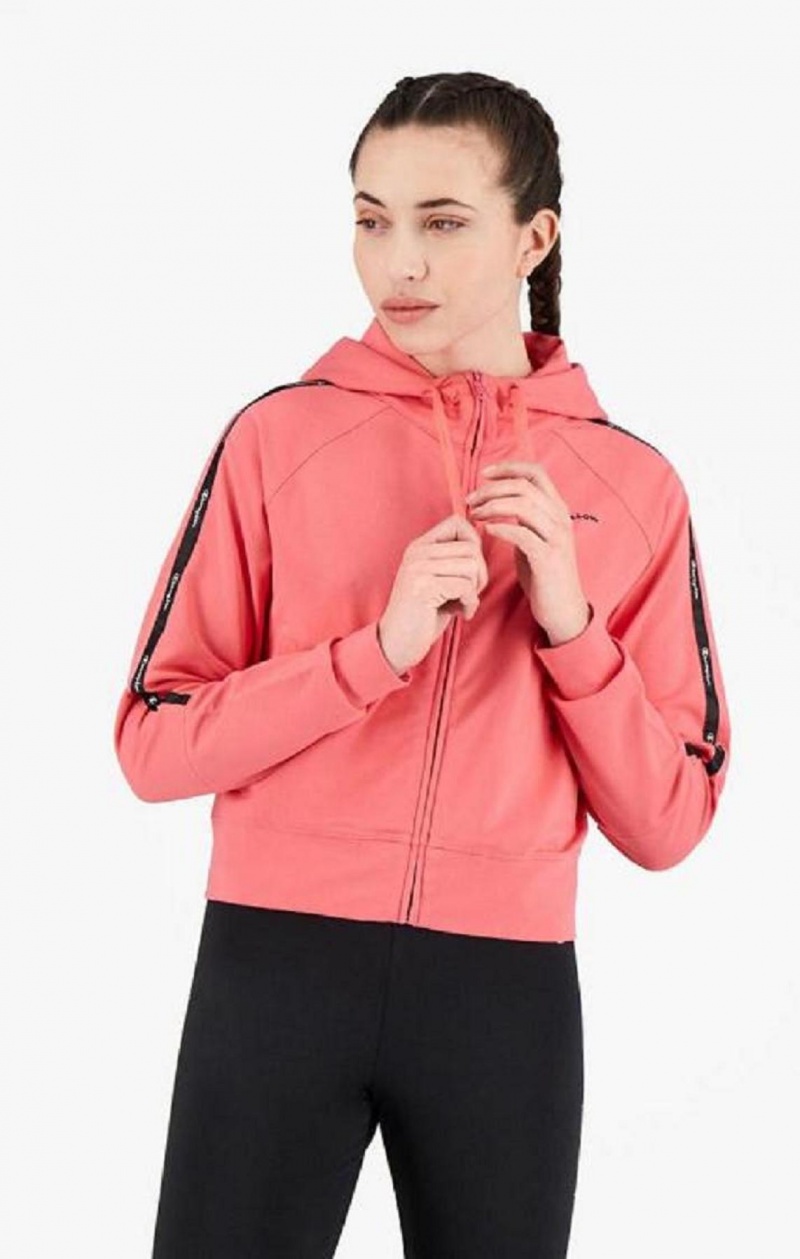 Champion Zip-Up Hoodie + Leggings Tracksuit Joggebukse Dame Rosa | 3514-AGTKV