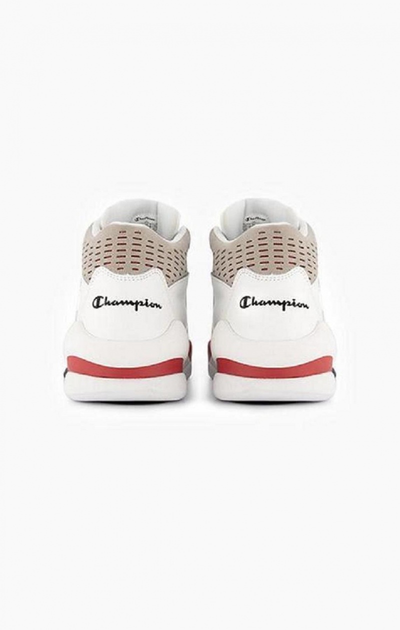 Champion Zone Mid - Century Edition Trainers Joggesko Herre Hvite | 4781-YNJKS